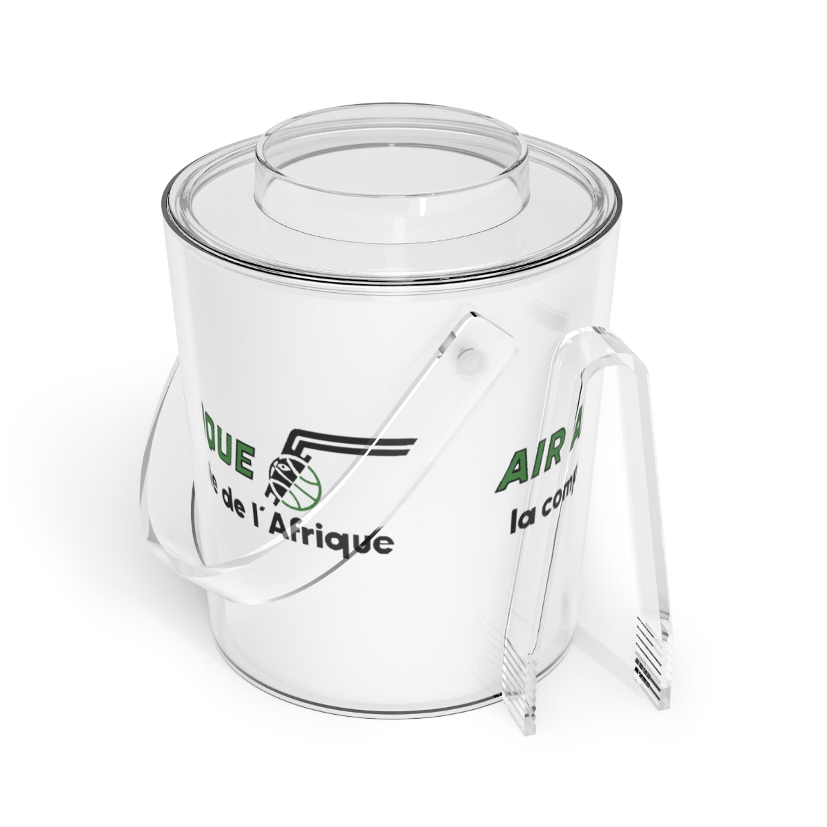 Air Afrique Cocktail Ice Bucket with Tongs – Layover Goods